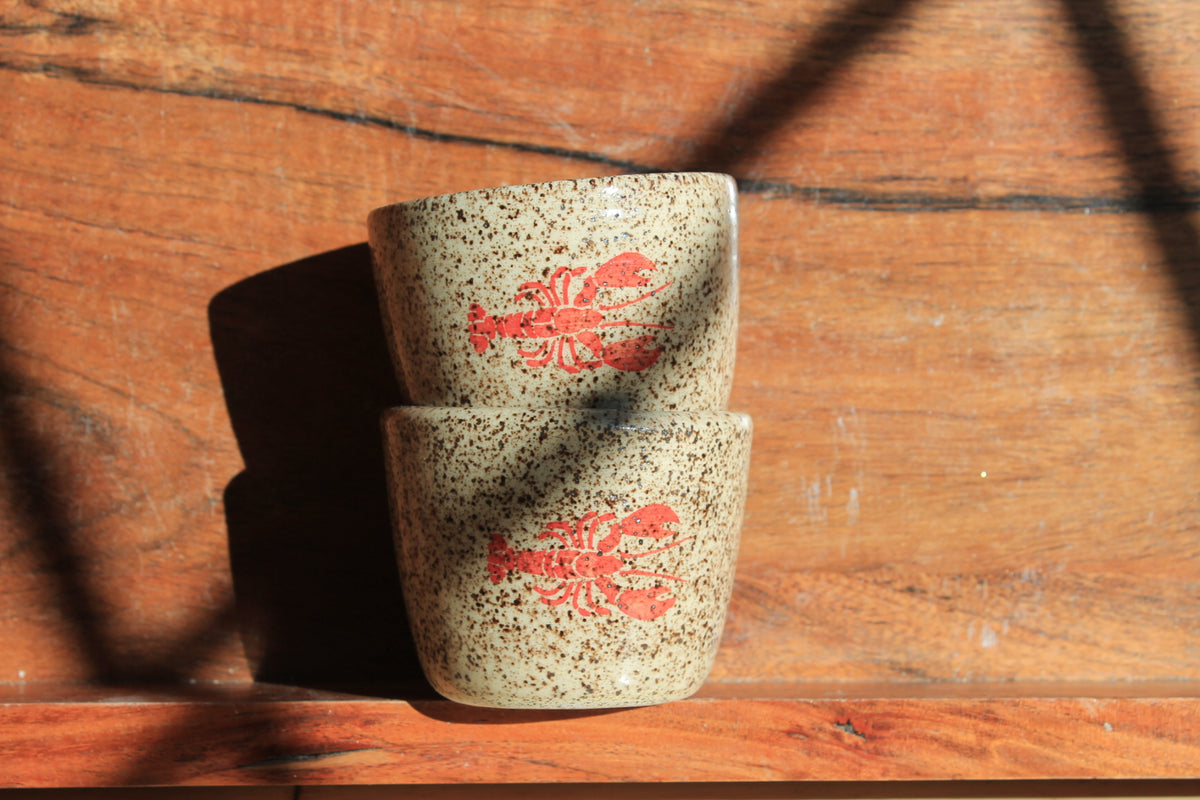 Maine Lobster Espresso Set